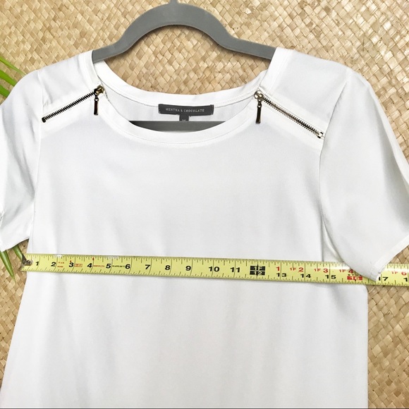 Mentha y Chocolate cream zipper blouse - Picture 6 of 6